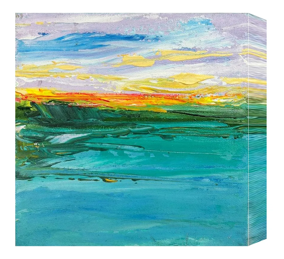 Colourful abstract painting
