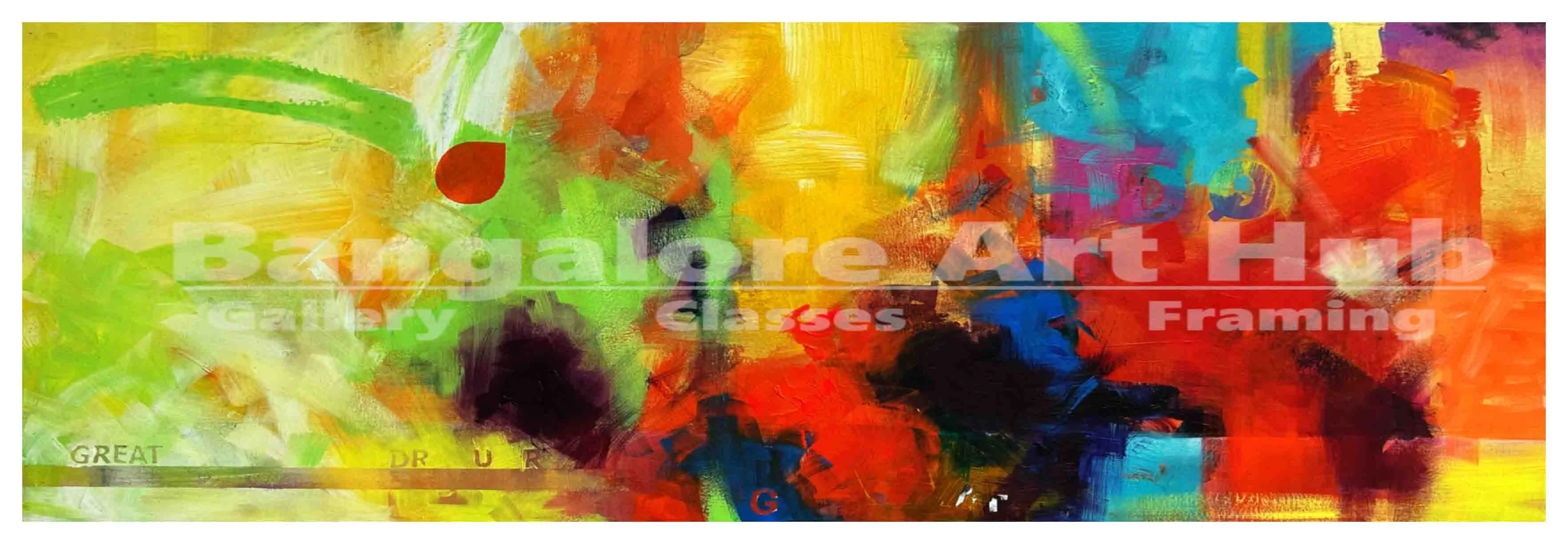 Chromatic Symphony | Original Abstract Acrylic Painting on Canvas | Colorful Contemporary Wall Art