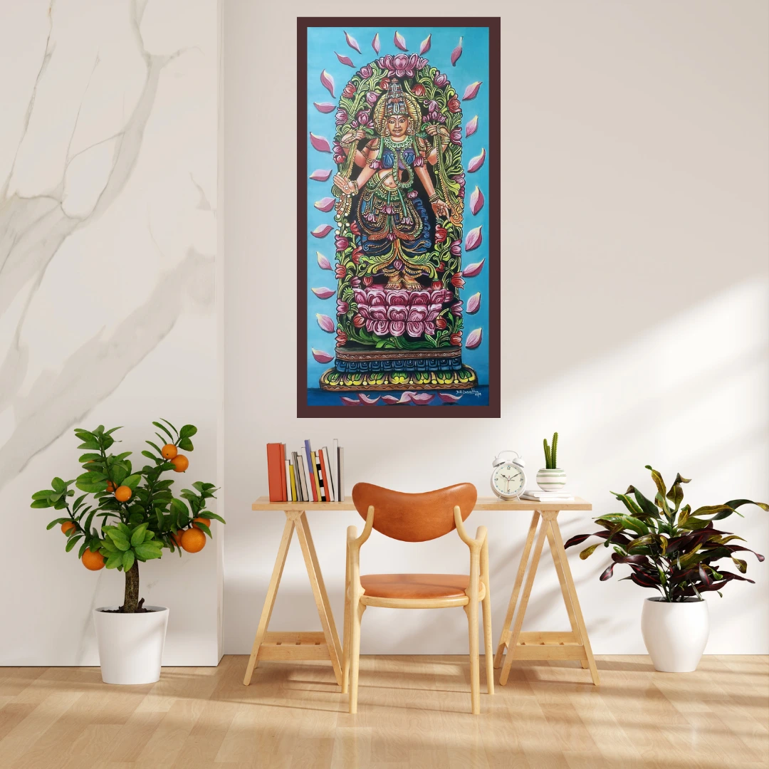 Nature with Goddess Lakshmi