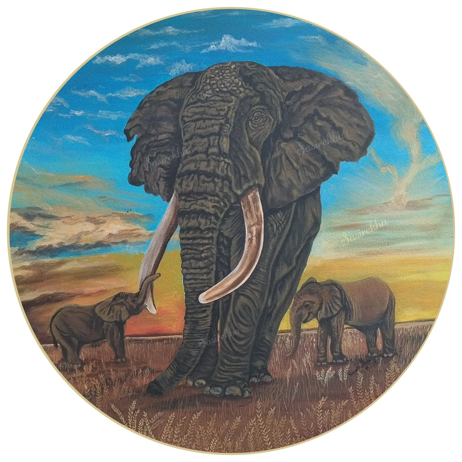 Elephant with Calf