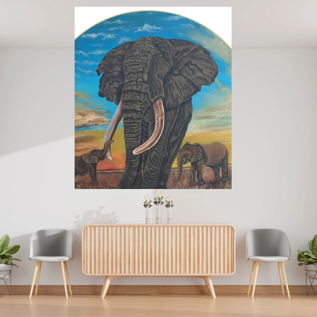 Elephant with Calf