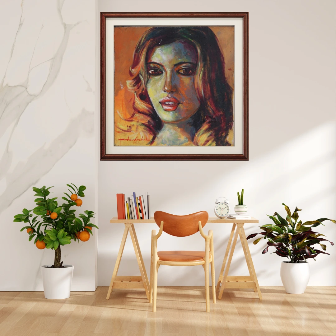 Girl painting