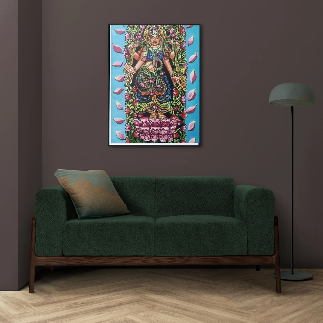 Nature with Goddess Lakshmi