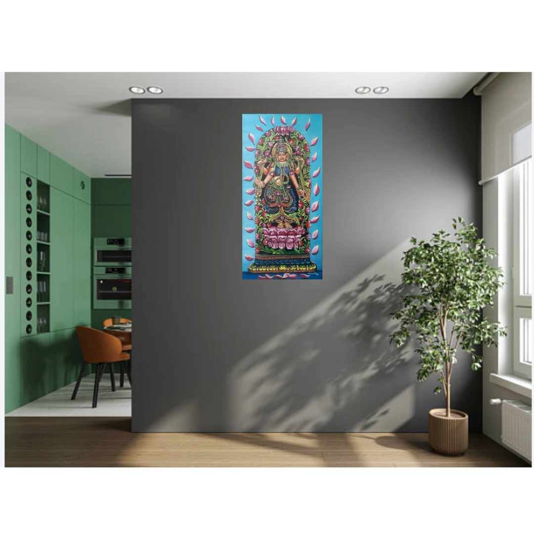 Nature with Goddess Lakshmi