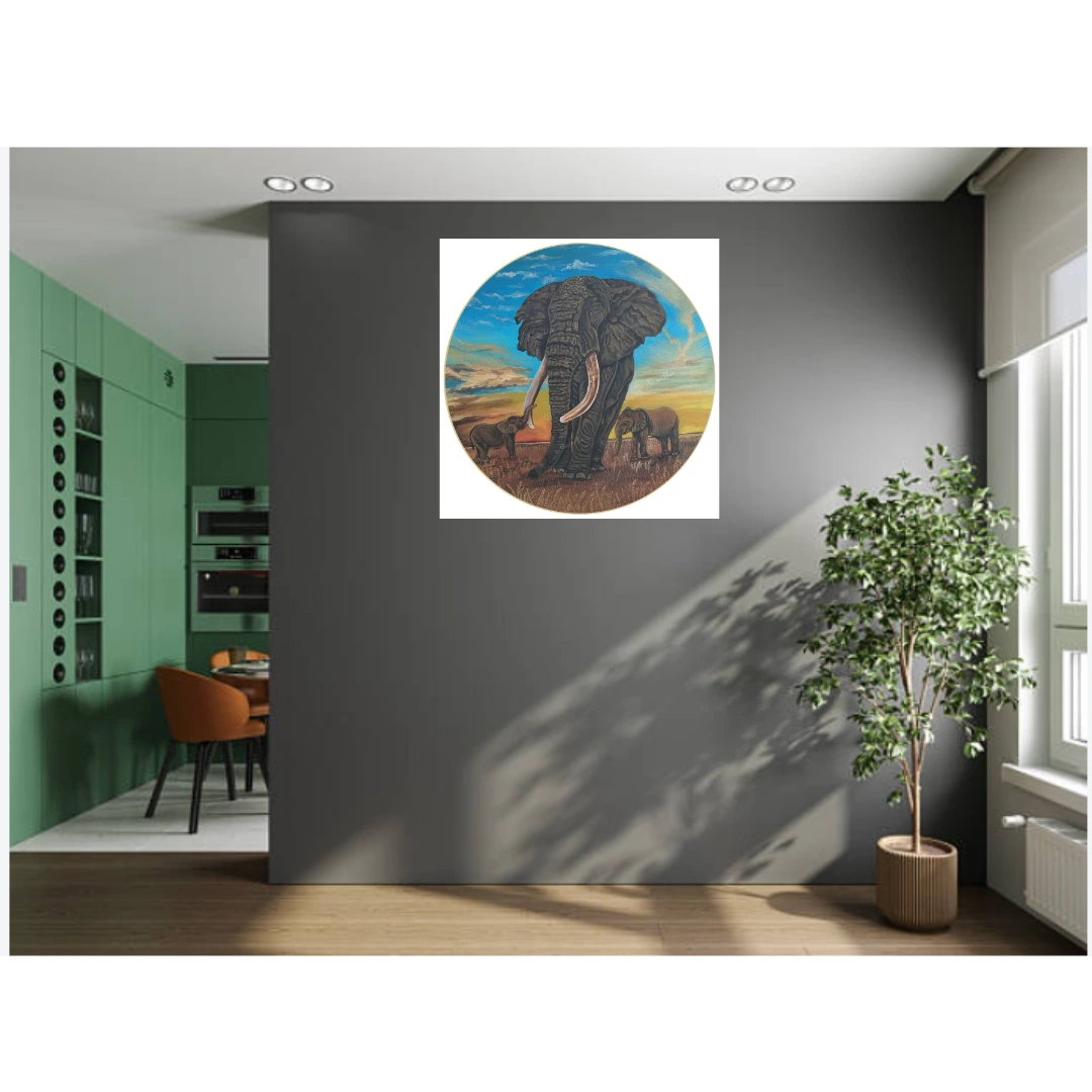 Elephant with Calf