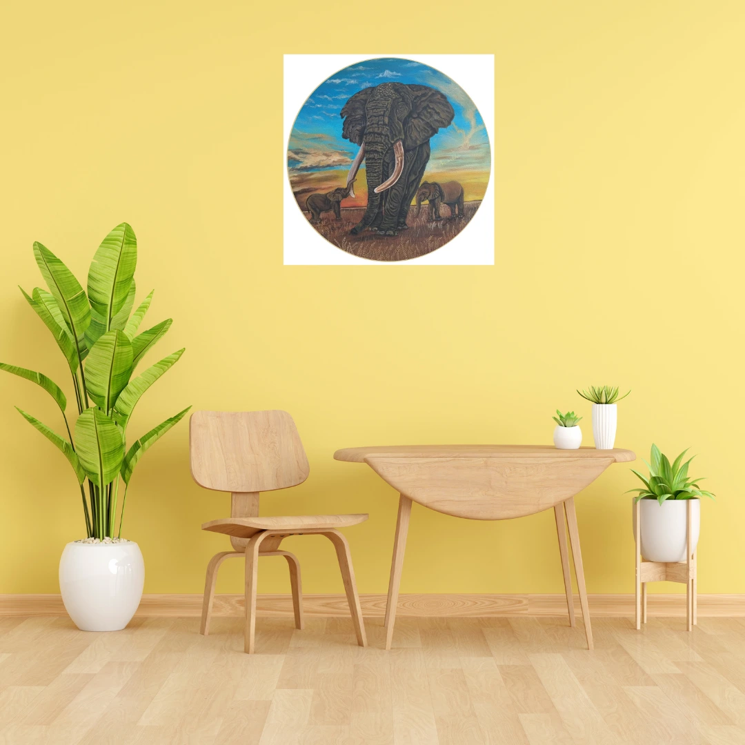 Elephant with Calf