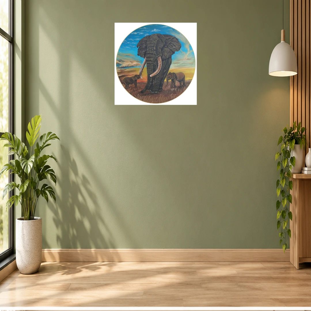 Elephant with Calf