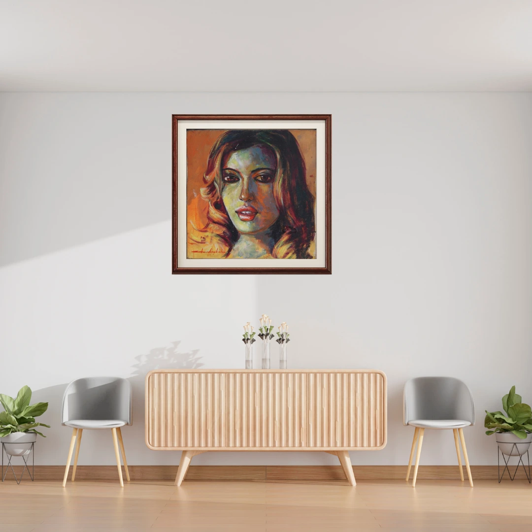 Girl painting