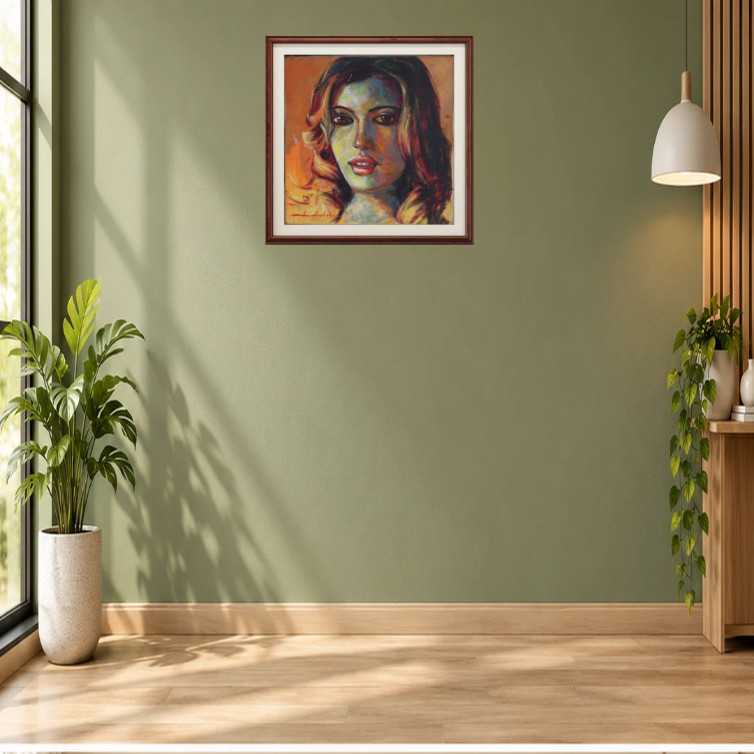 Girl painting
