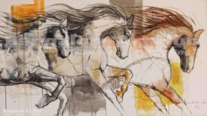 Hores AB acrylic on canvas