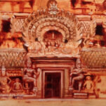 0089 Title (Temple) acrylic on canvas Artist (gd chandra babu)